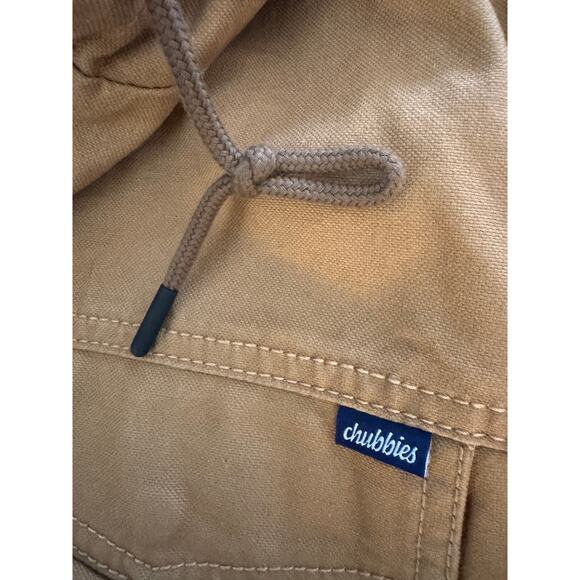 NEW CHUBBIES Men's Brown The Harvester Heavyweight Canvas Hooded Jacket Size 2XL - Picture 8 of 12